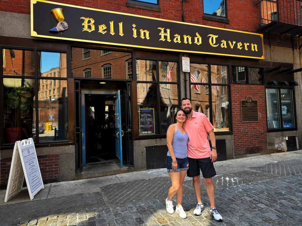 Bell in Hand Tavern in Boston, Massachusetts.