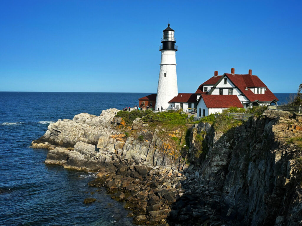The most iconic lighthouse in Portland, Maine.