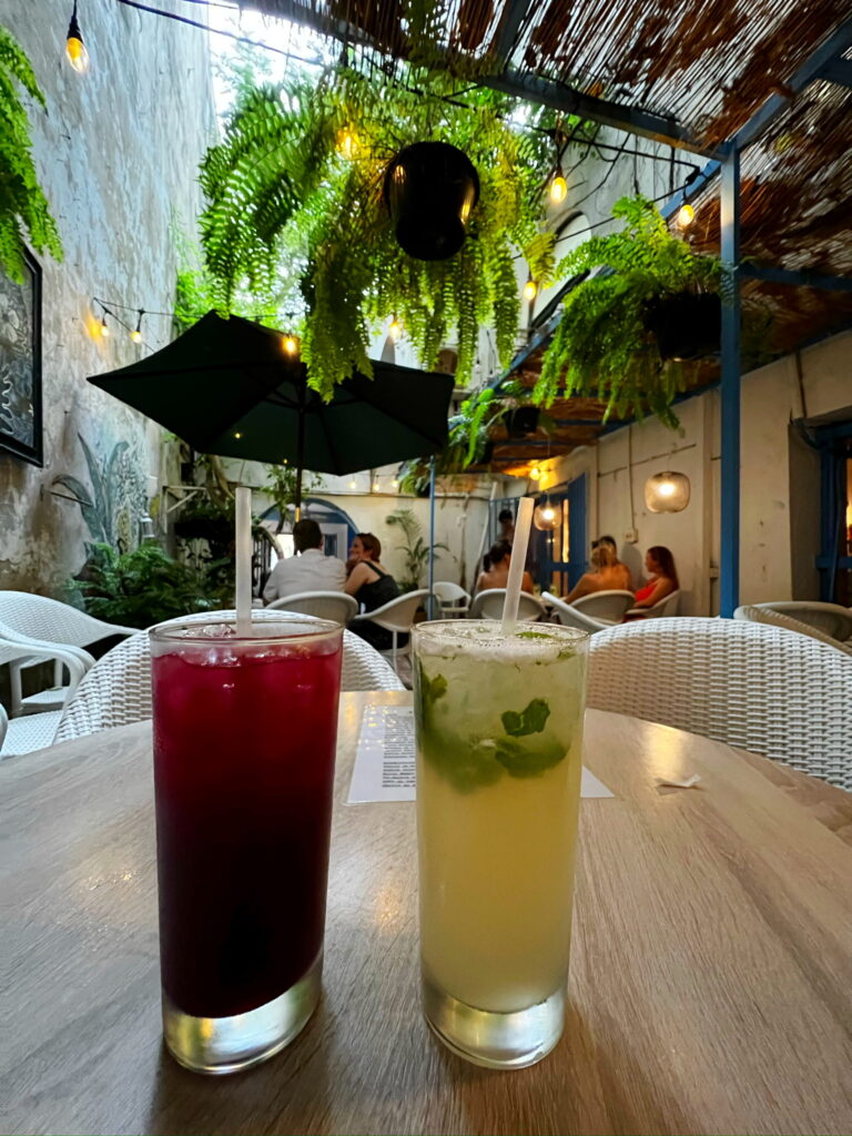 Drinks in Puerto Rico.