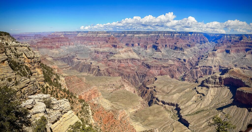Grand Canyon National Park Angel Bright Trail view.