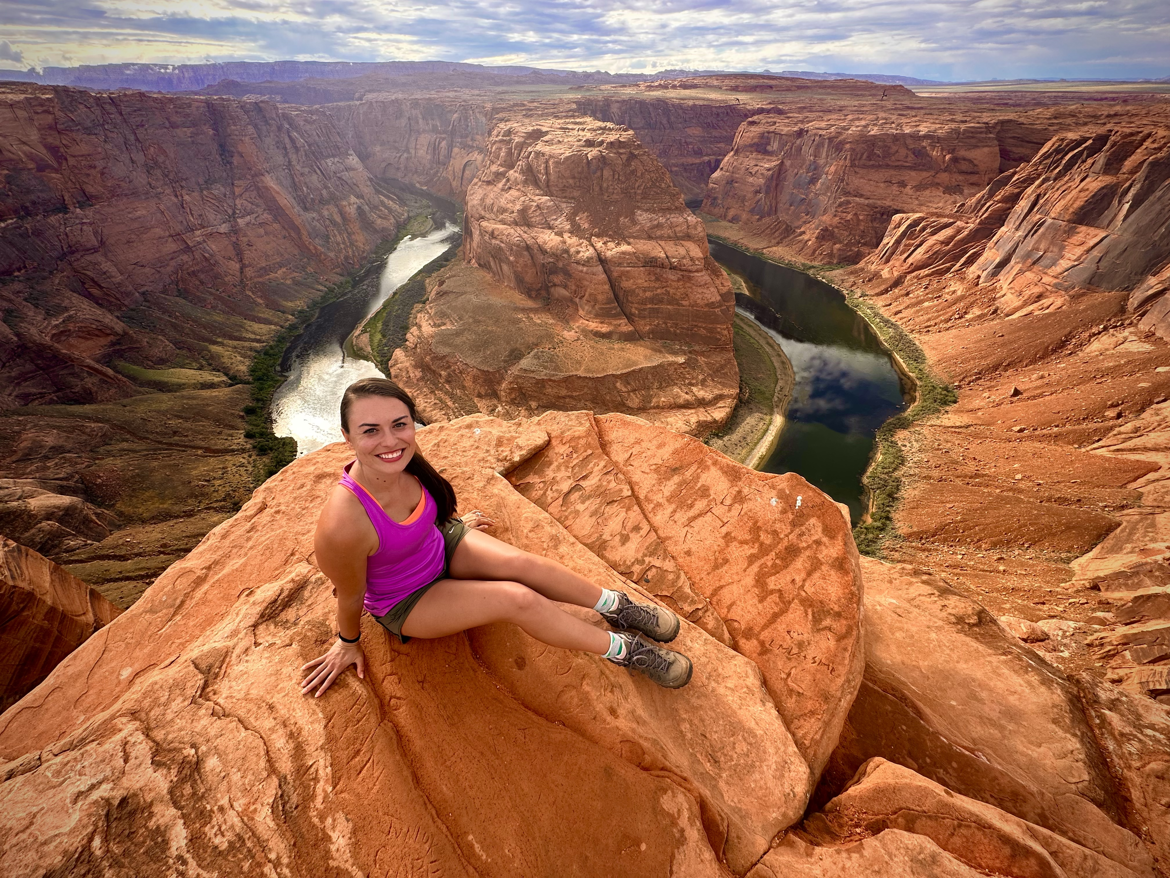 Lauren at Horseshoe Bend.