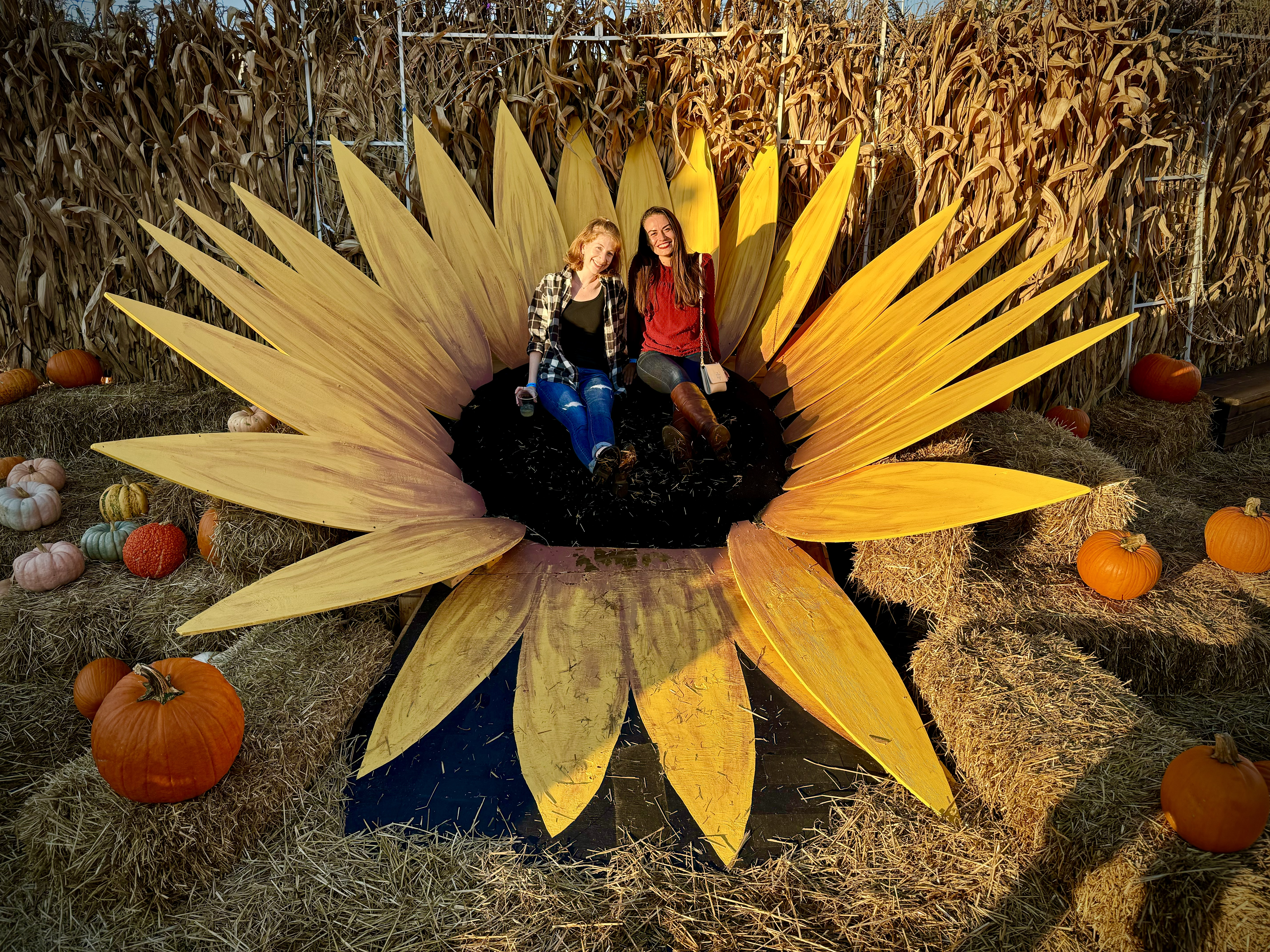 Lauren and Lauren at Jack's Pumpkin Pop Up - Goose Island in Chicago