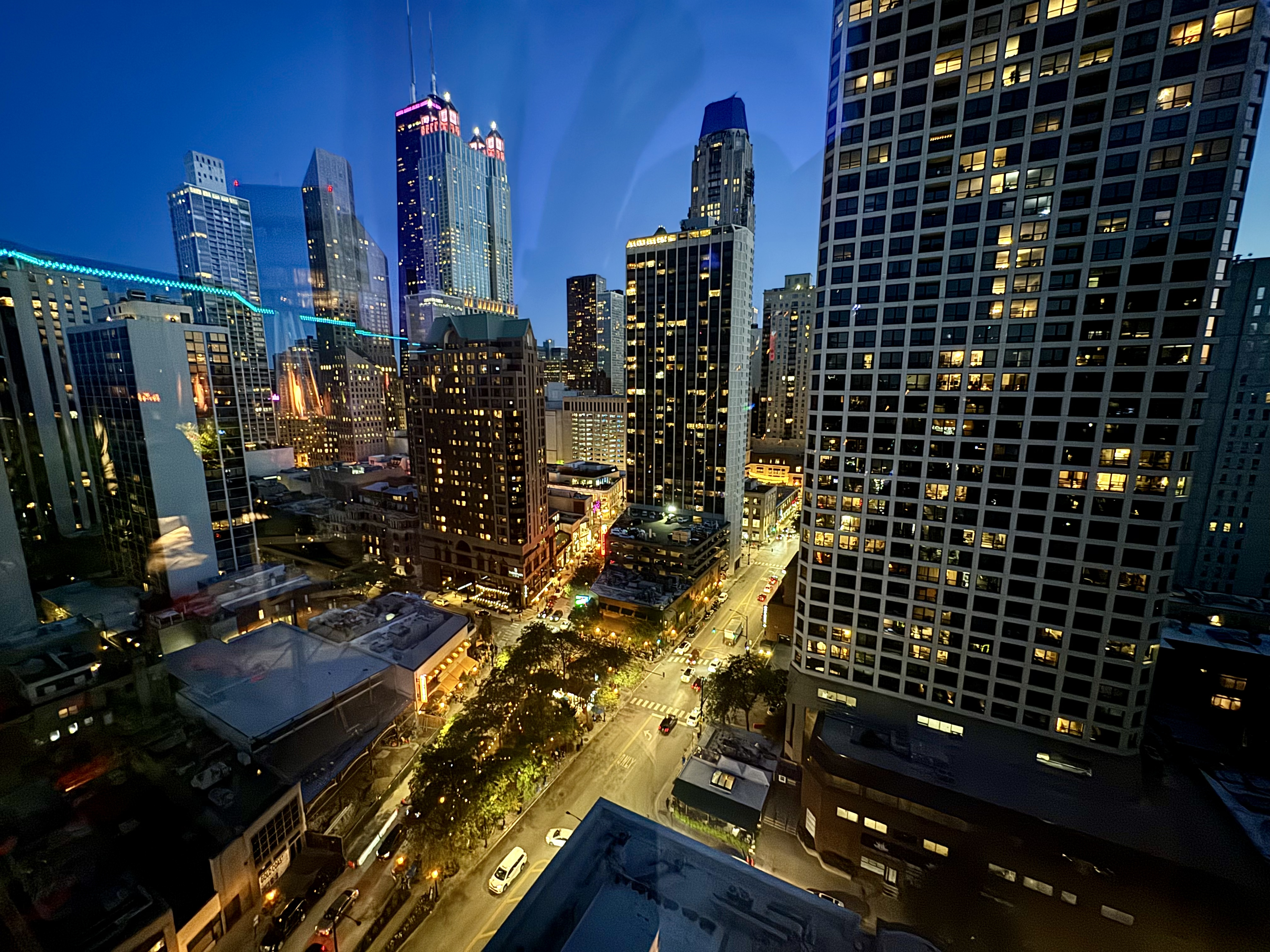 Chicago from Devereaux rooftop bar