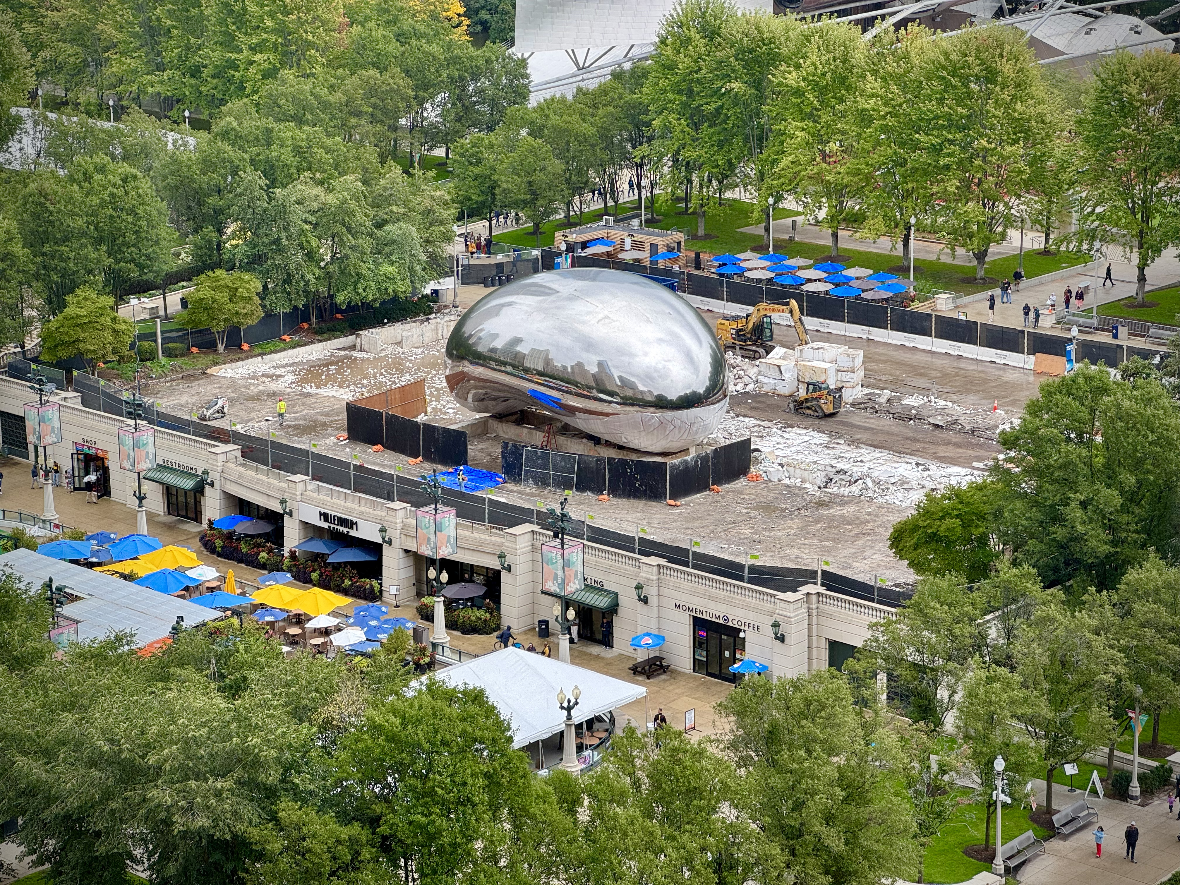 View from Deveraux Rooftop in Chicago