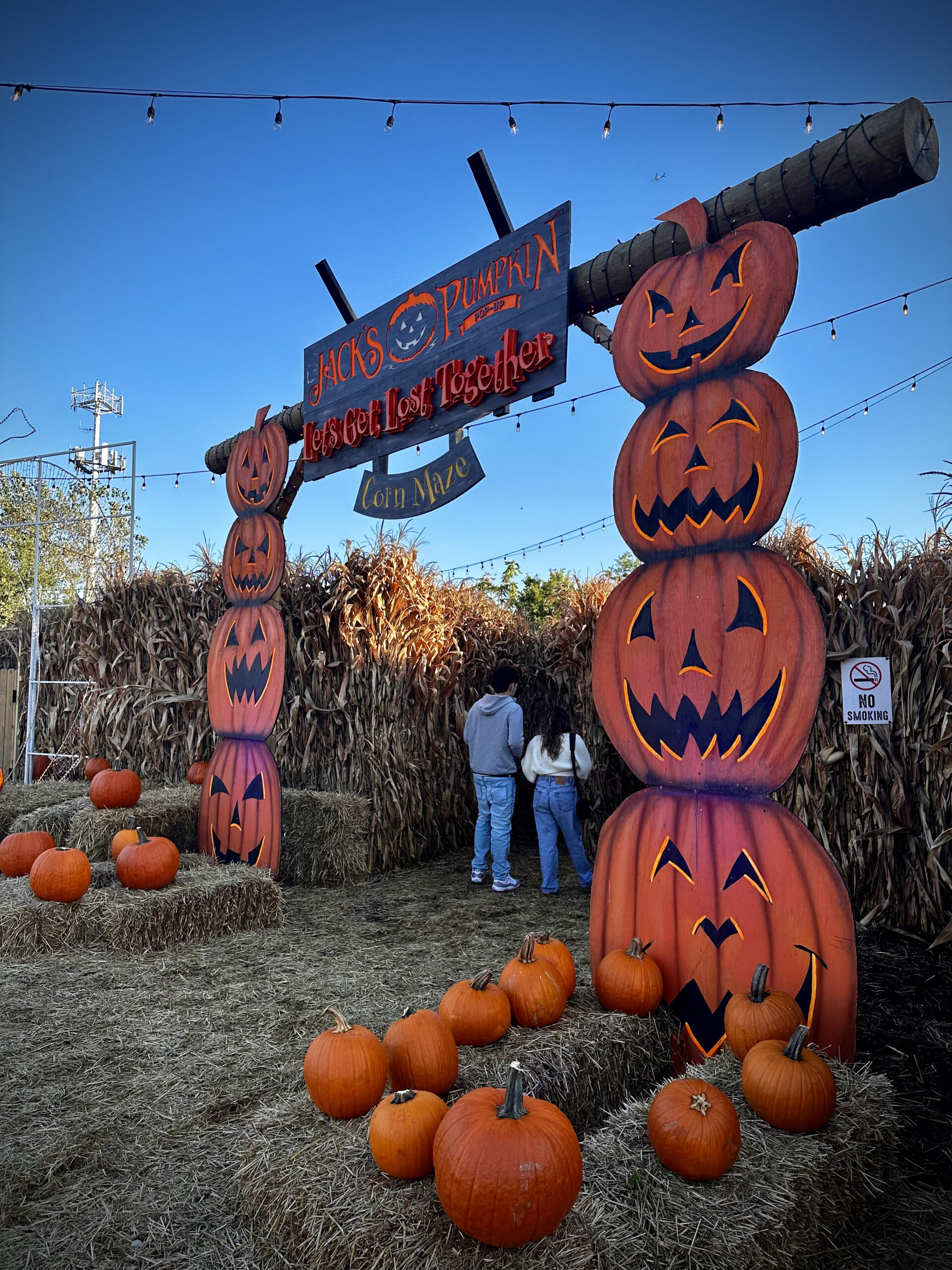 Jack's Pumpkin Pop Up decorations - Goose Island in Chicago