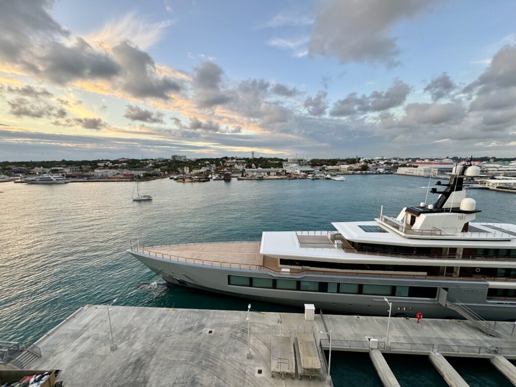 View from balcony in Nassau