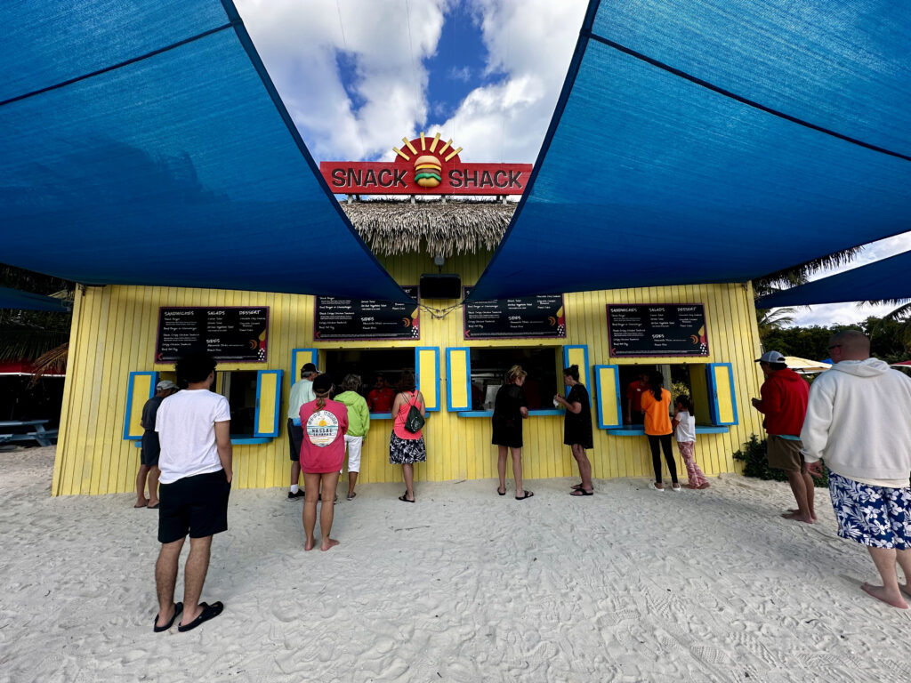 Snack Shack on CocoCay