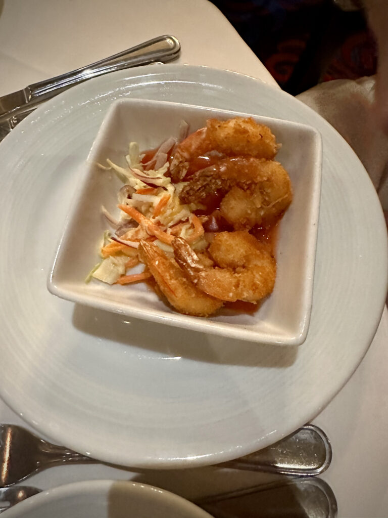 Main dining room appetizer