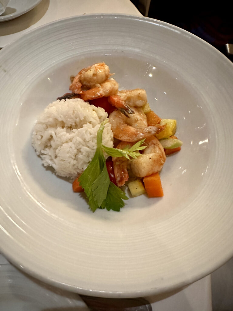 Main dining room meal